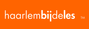 Haarlem bij de les logo
